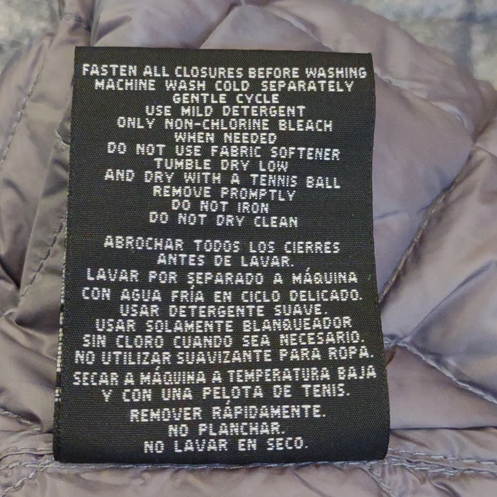 32 Degrees Heat SZ M Gray Full Zip Quilted Puffer Jacket - Picture 7 of 9